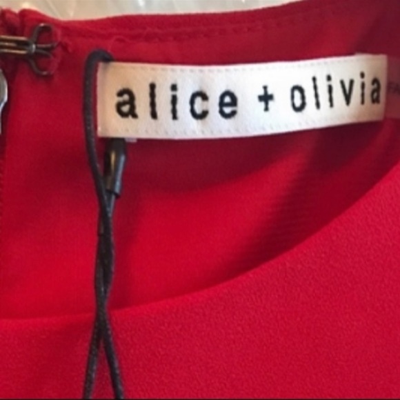 NWOT Alice & Olivia Cold Shoulder Dress - Picture 5 of 6